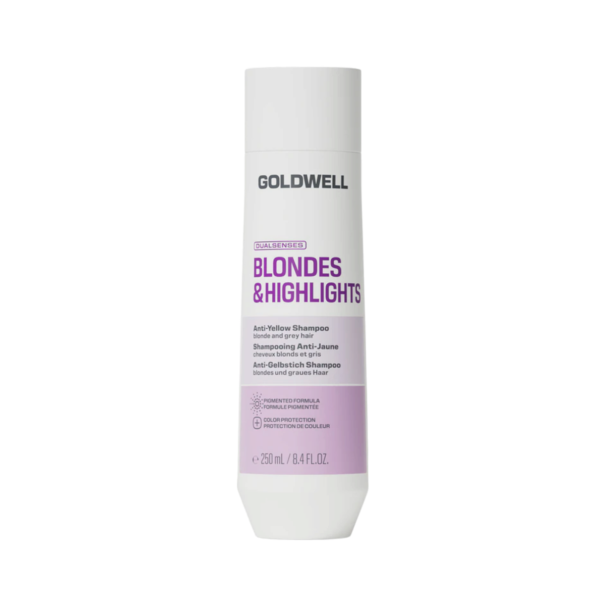 GOLDWELL DUALSENSES BLONDES & HIGHLIGHTS Szampon neutralizujący żółte odcienie do włosów blond 250 ml