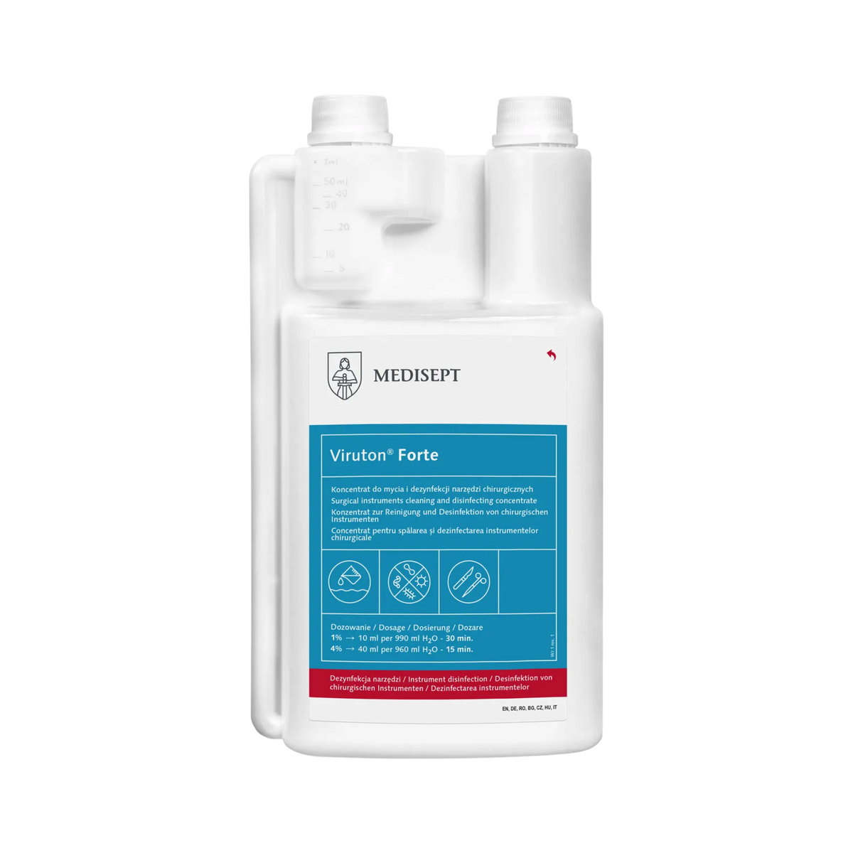 MEDISEPT VIRUTON FORTE Konzentrat zur Desinfektion von chirurgischen Instrumenten 1000 ml