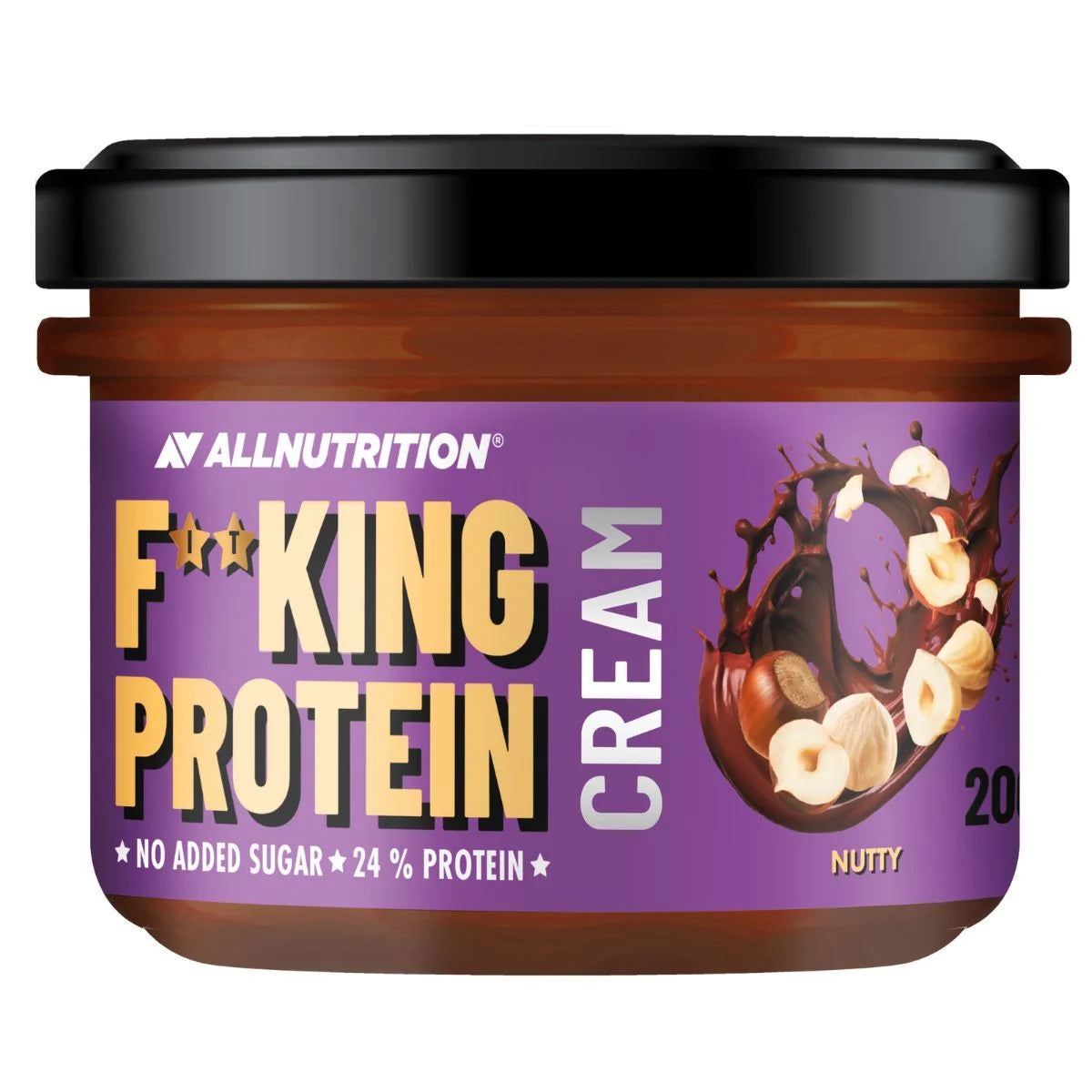 ALLNUTRITION FITKING PROTEIN NUTTY Krem orzechowy 200 g