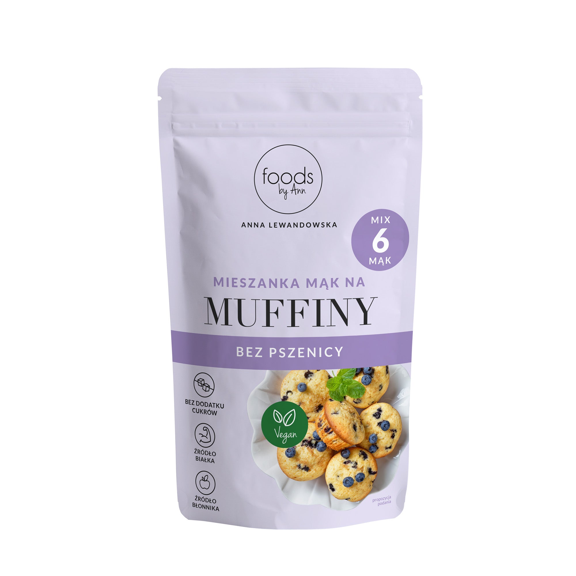 FOODS BY ANN Mieszanka mąk na muffiny bez pszenicy 250 g