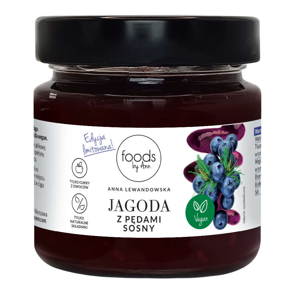 LEVANN FOODS BY ANN Blaubeermarmelade mit Kiefernsprossen 200g