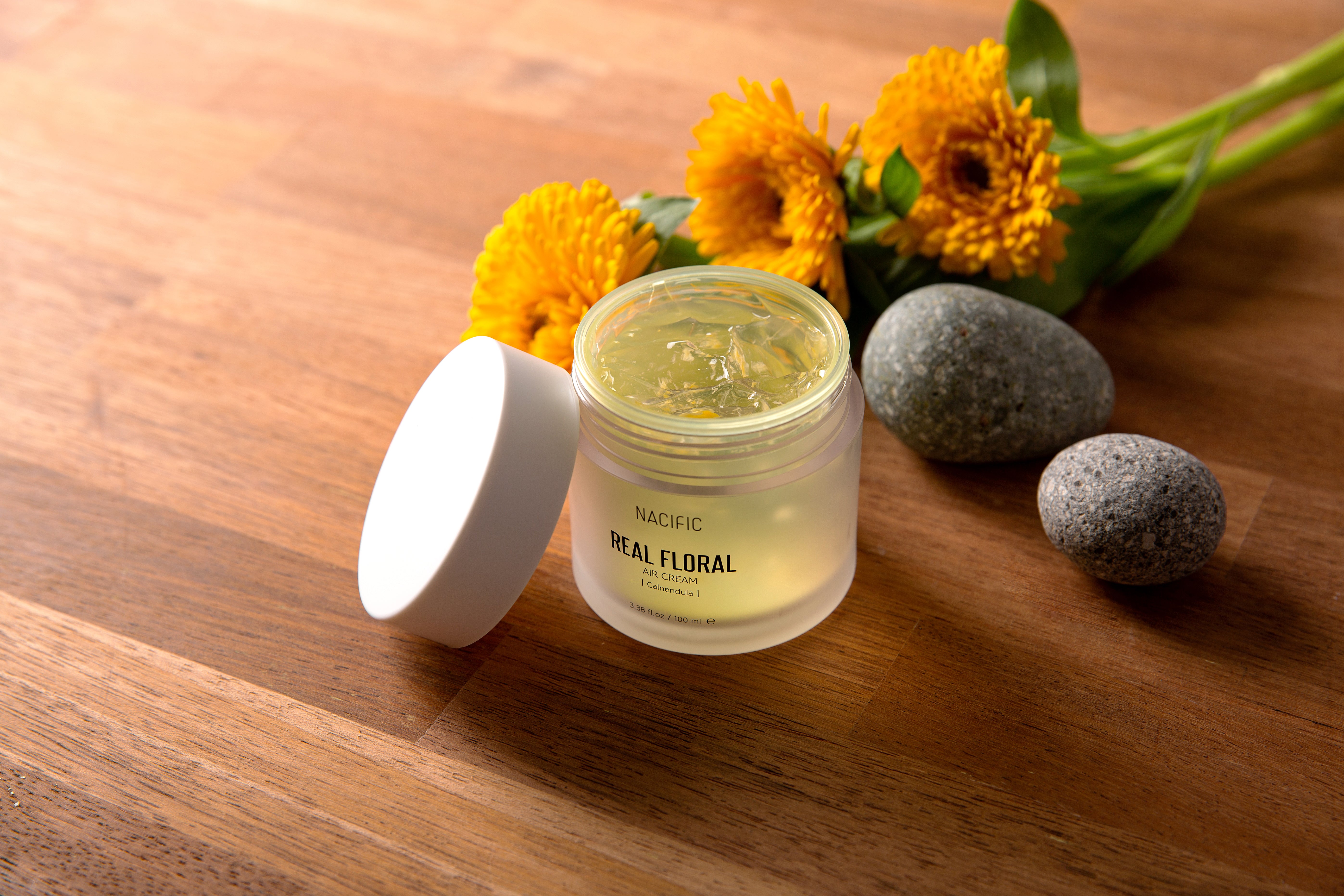 NACIFIC REAL FLORAL CALENDULA AIR CREAM – leichte Gesichtscreme mit Ringelblumenextrakt, 100 ml #4
