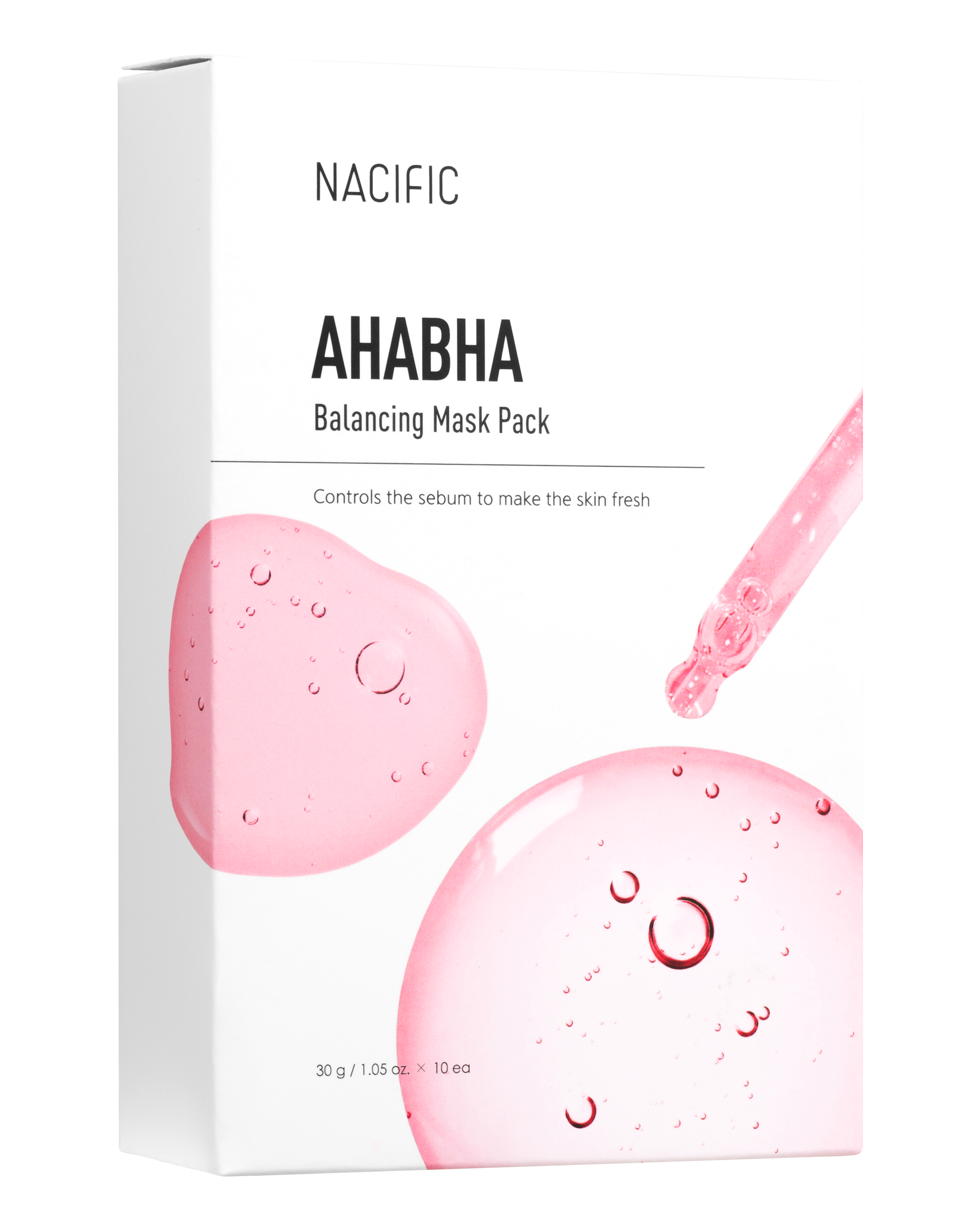 NACIFIC AHABHA BALANCING MASK Glättende Tuchmaske mit AHA- und BHA-Säuren, 10 Stück. #2