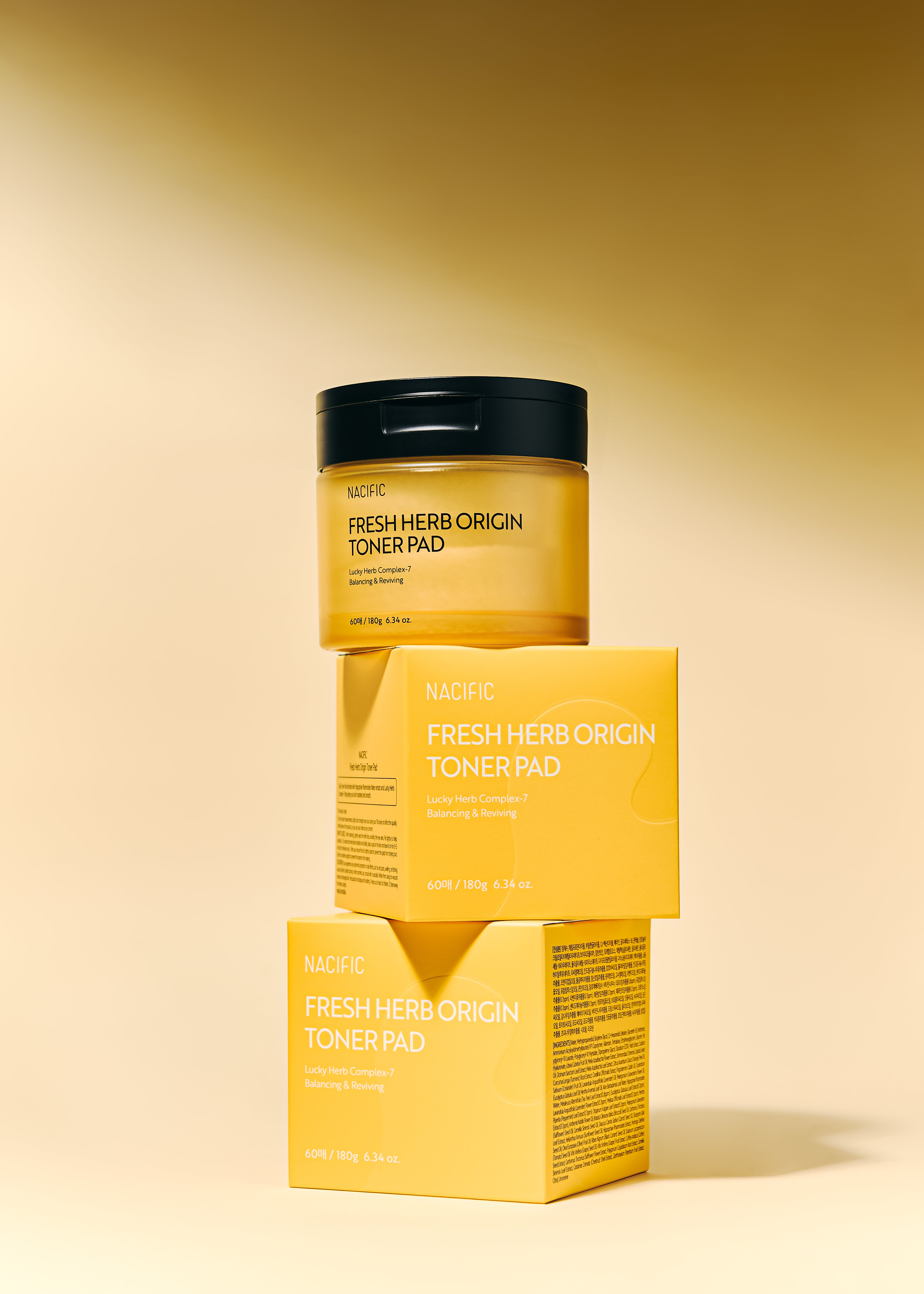 NACIFIC FRESH HERB ORIGIN TONER PAD Multifunktionale Gesichtswasserpads 180 ml (60 Stück) #3