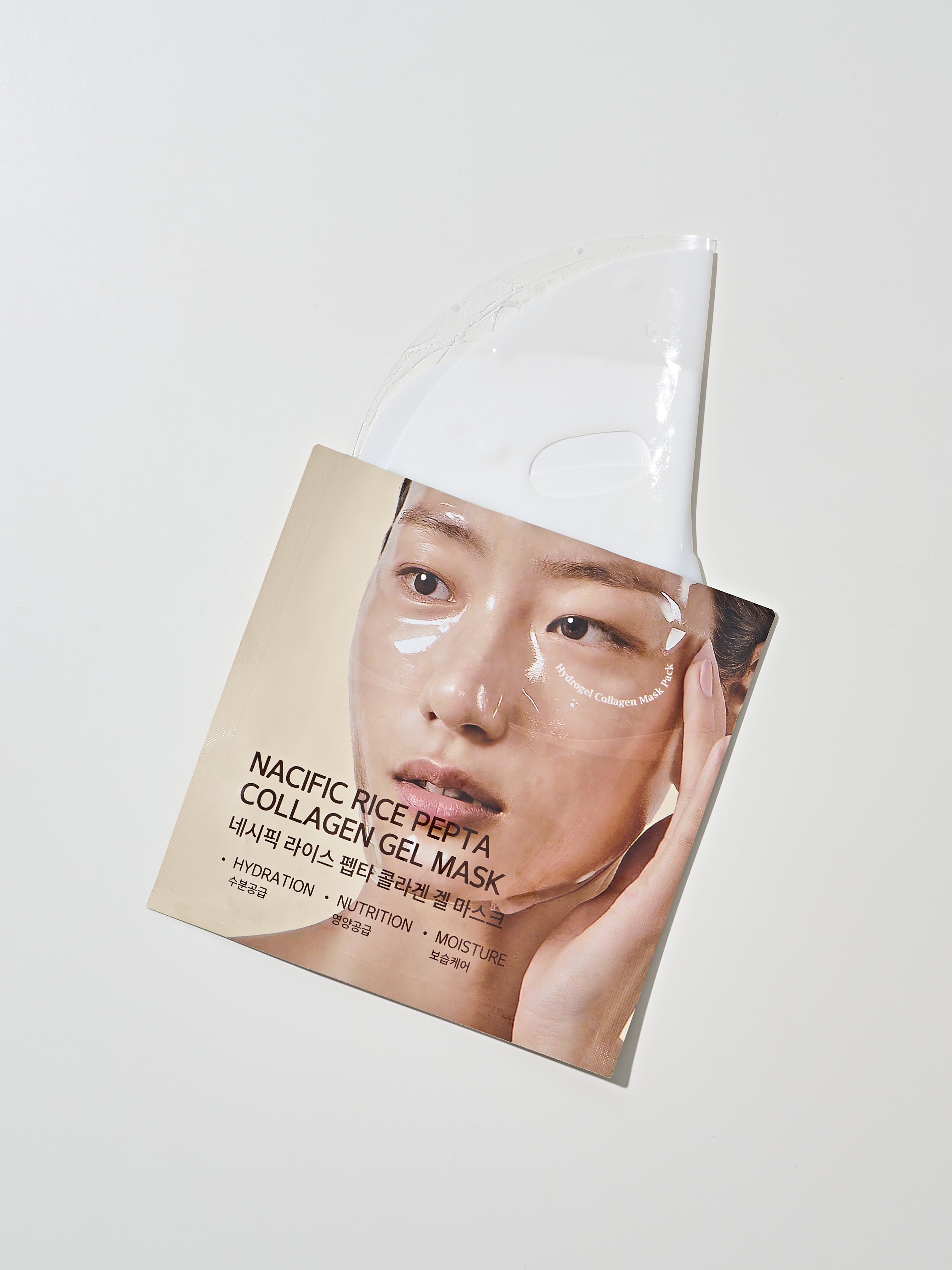 NACIFIC RICE PEPTA Collagen Gel Mask – Hydrogel Collagen Maske mit Reis und Peptiden 35 g (4 Stück) #3