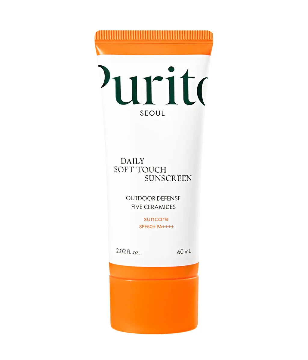 PURITO SEOUL DAILY SOFT TOUCH SUNSCREEN Crème solaire aux céramides SPF 50+ PA++++ 60 ml