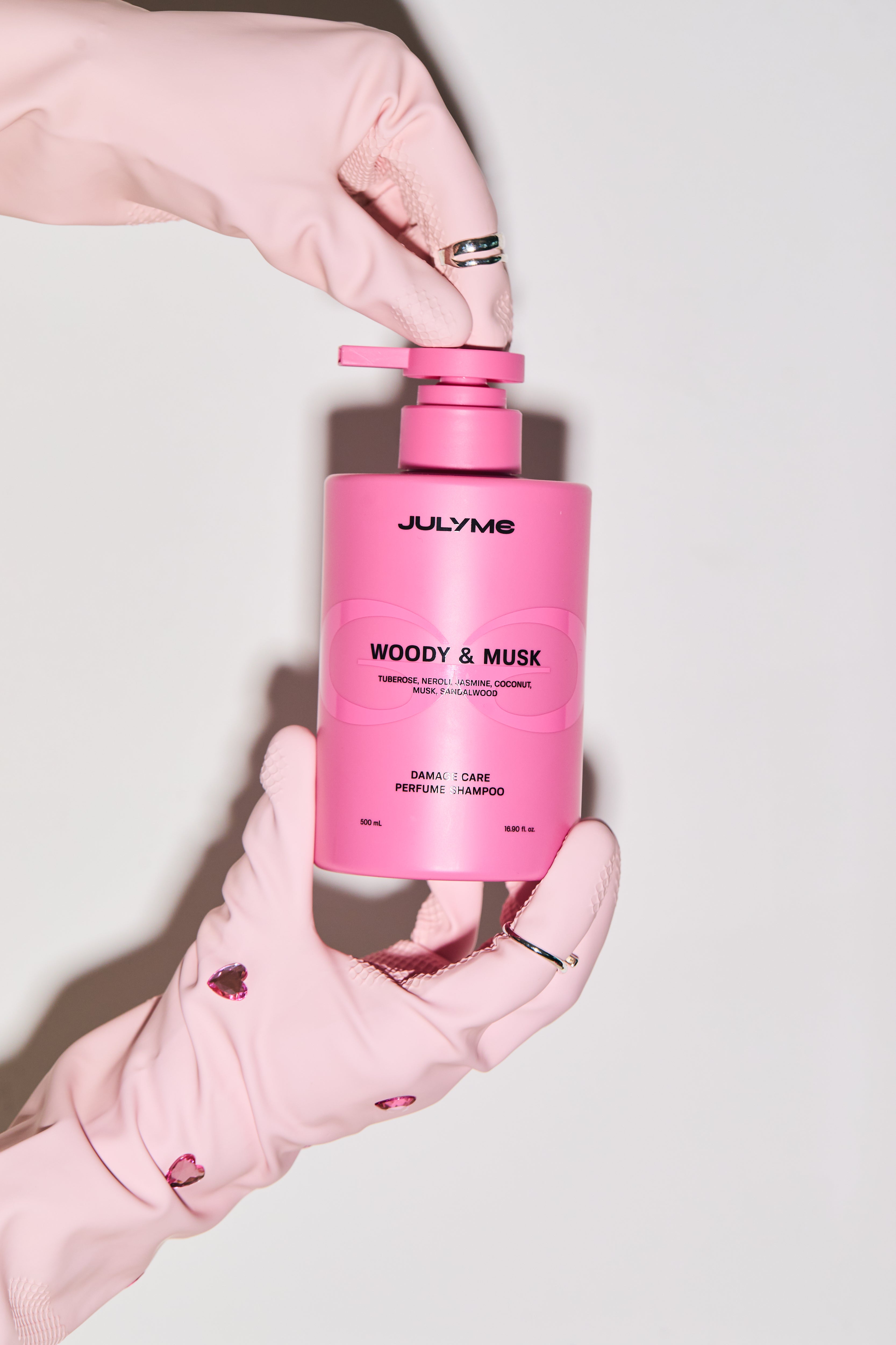 JULYME DAMAGE CARE PARFUME SHAMPOO WOODY & MUSK Parfümiertes regenerierendes Shampoo 500 ml #3