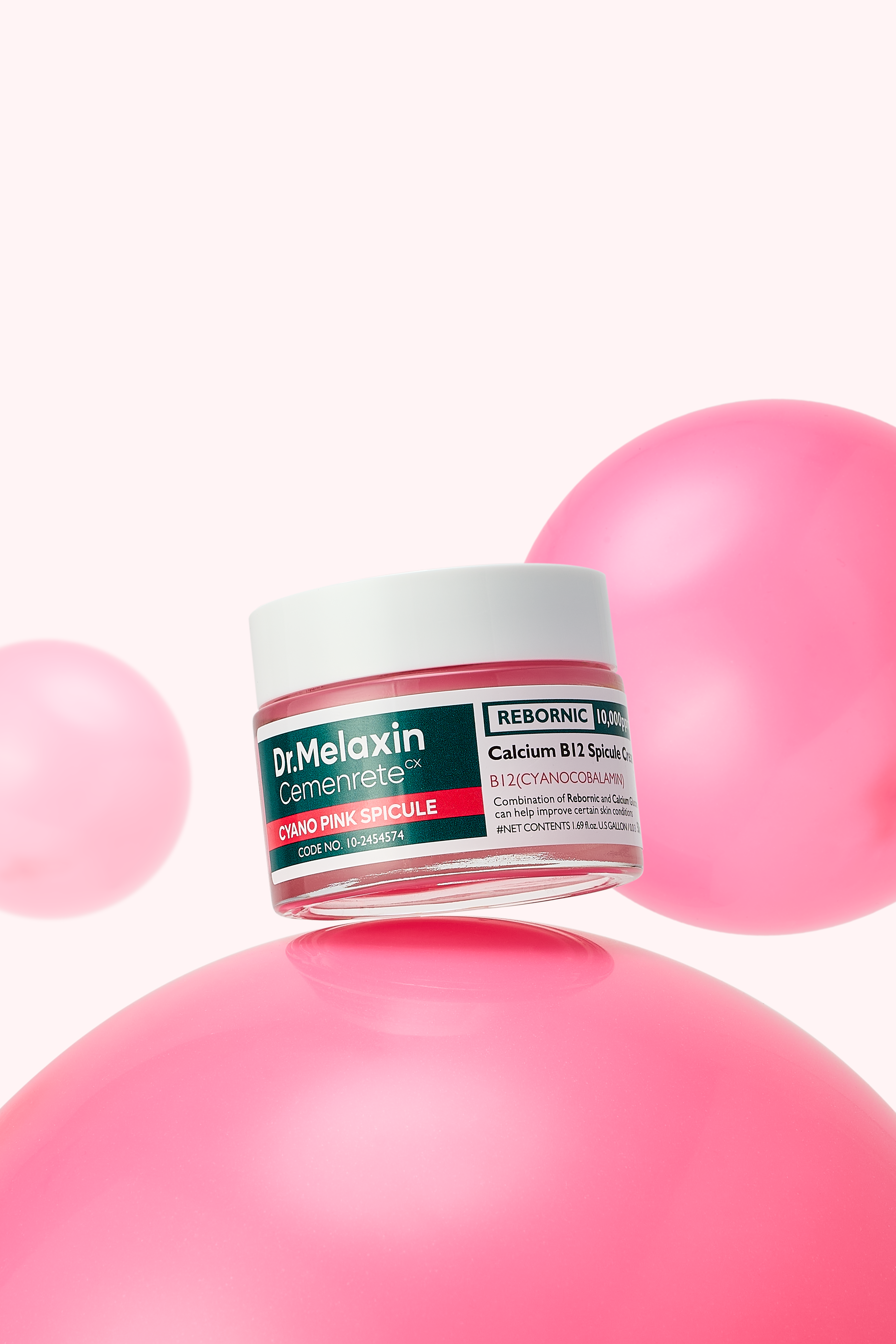 DR.MELAXIN CEMENRETE LINE Intensiv regenerierende Creme mit mikroskopisch kleinen Kügelchen und Vitamin B12 50 ml #3