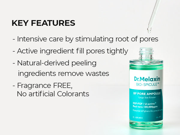 DR.MELAXIN BIO-SPICULE BP PORE Siero restringente per i pori con microaghi 100 ml #7
