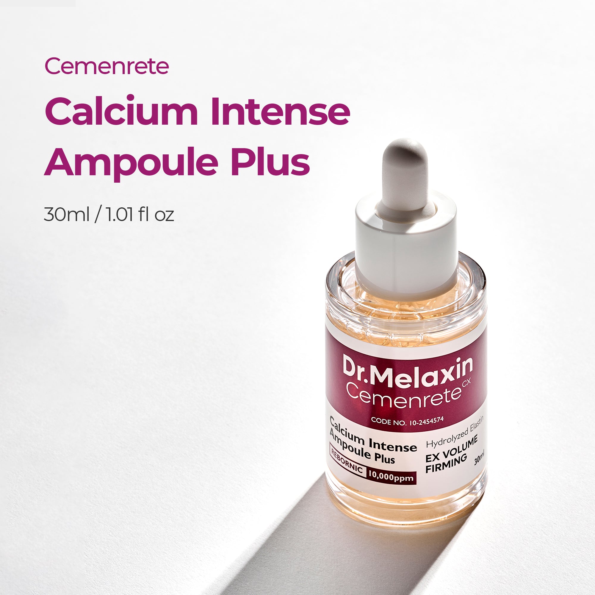 DR.MELAXIN CEMENRETE CALCIUM INTENSE AMPOULE PLUS Zpevňující sérum na oči a obličej 30 ml #4