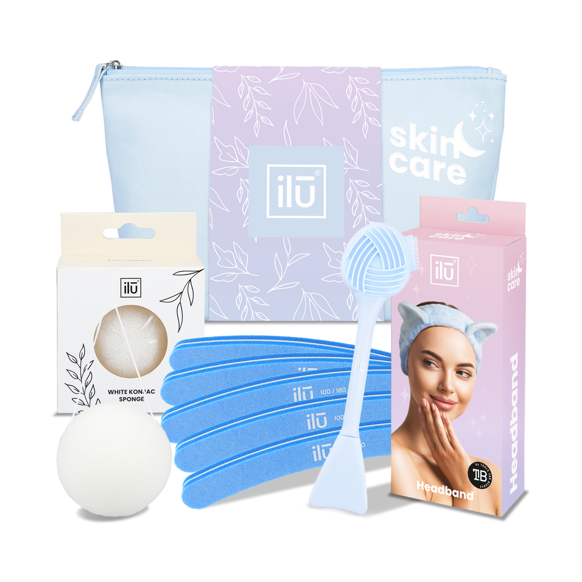 ilū BLUE HARMONY Ein Zubehörset – ein Schönheitsritual für zu Hause in einem Set