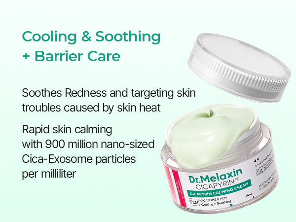 DR.MELAXIN CICAPYRIN CALMING CREAM Beruhigende Gesichtscreme mit Kühlkomplex 50 ml #5