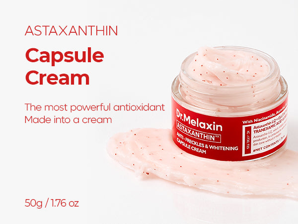 DR.MELAXIN ASTAXANTHIN ANTI-FRECKLES & WHITENING CAPSULE CREAM Aufhellende, verjüngende Creme mit Astaxanthin 50 ml #6