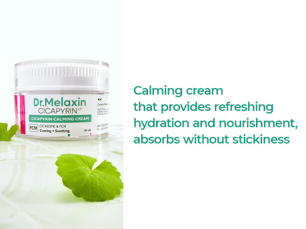 DR.MELAXIN CICAPYRIN CALMING CREAM Beruhigende Gesichtscreme mit Kühlkomplex 50 ml #6