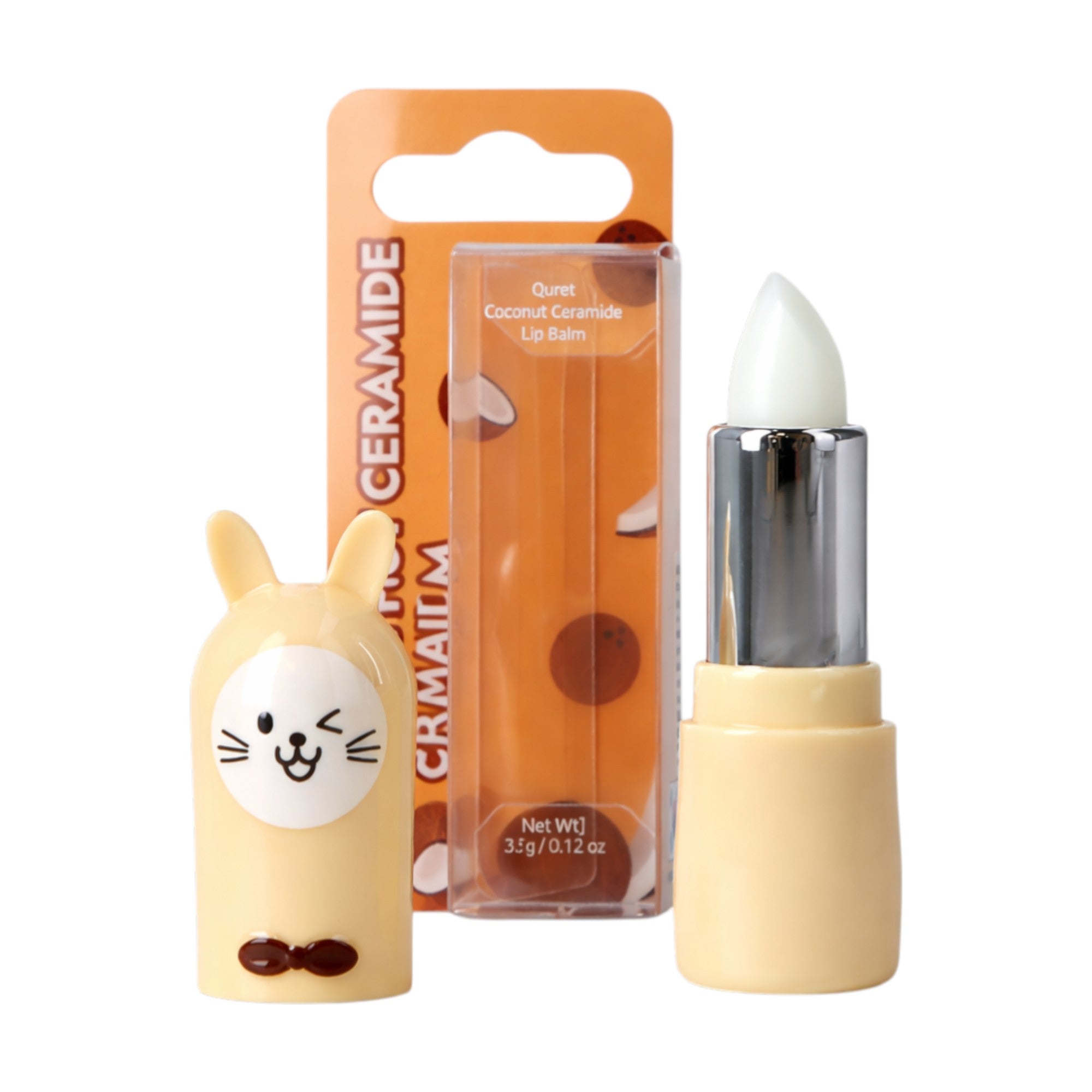 QURET Schützender Lippenbalsam mit Ceramiden, Kokosnuss 3,5 g #2