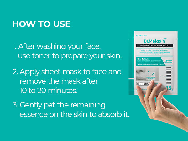 DR.MELAXIN BP LINE Masque nettoyant pour pores 5 x 25 g #3