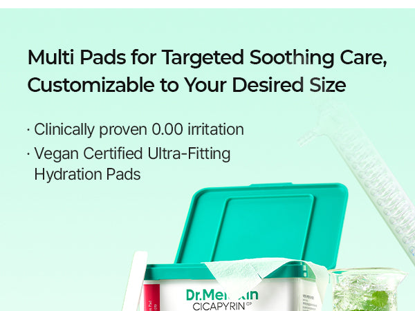 DR.MELAXIN CICAPYRIN CALMING PAD 4-PARTS Disques apaisants pour le visage avec complexe rafraîchissant 80 pièces (340 ml) #5