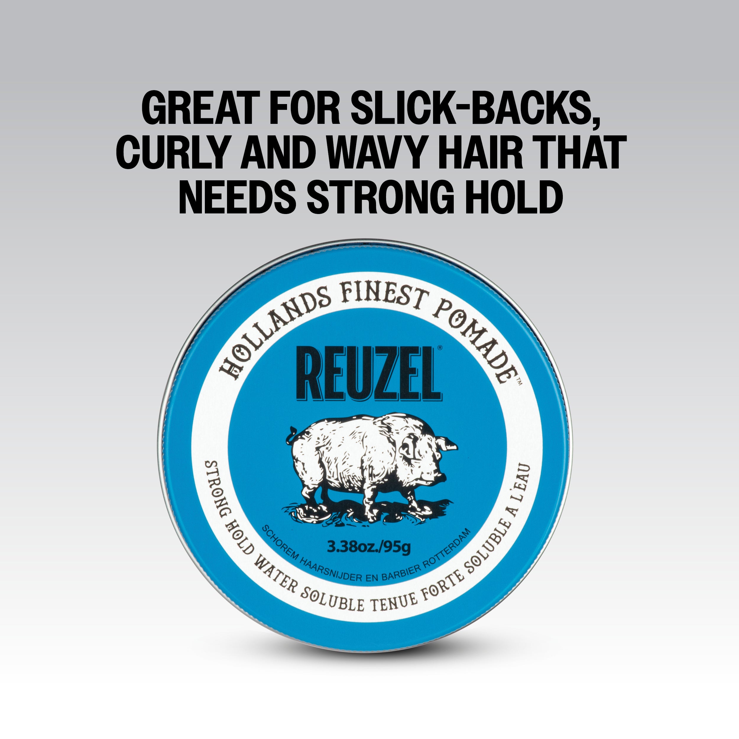 REUZEL BLUE STRONG HOLD WATER SOLUBLE Wodna pomada do włosów o mocnym utrwaleniu 35 g #4