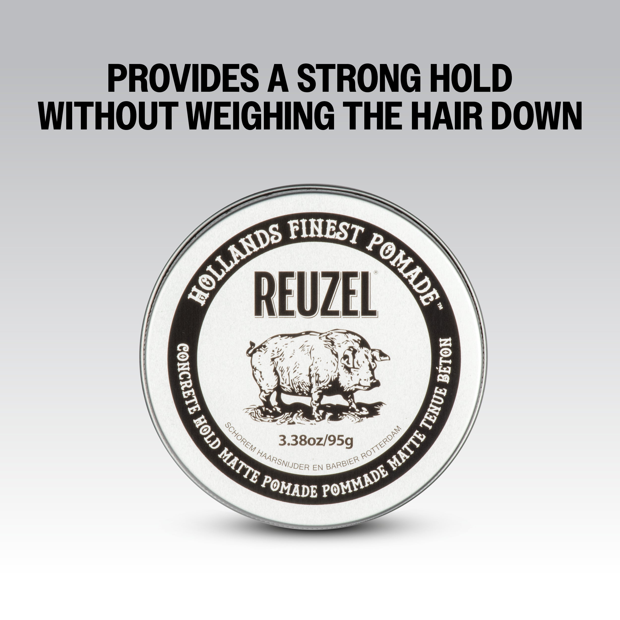 REUZEL SILVER CONCRETE HOLD MATTE Starke matte Haarpomade 113 g #4