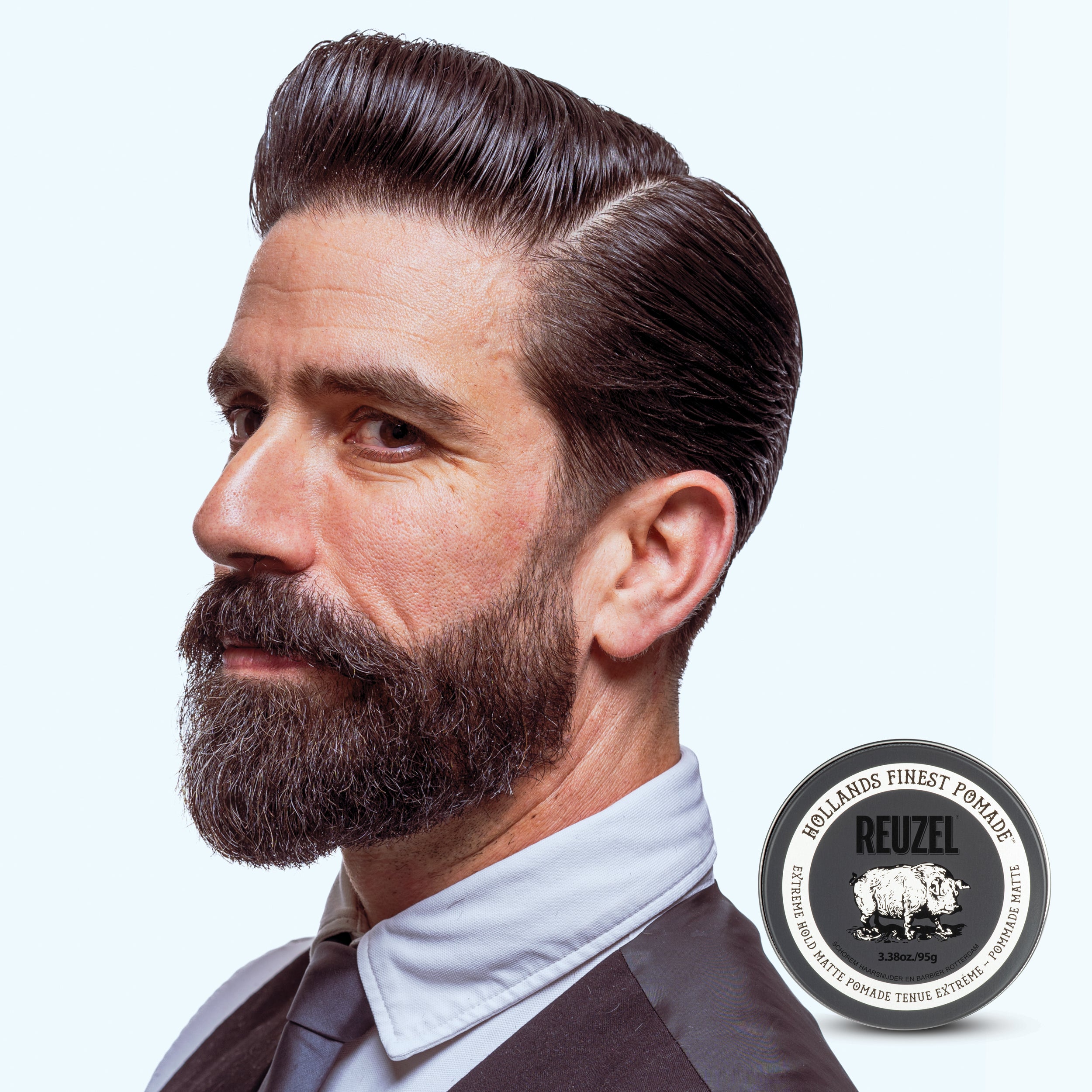 REUZEL EXTREME HOLD MATTE POMADE Superstarke, mattierende Haarpomade 35 g #3