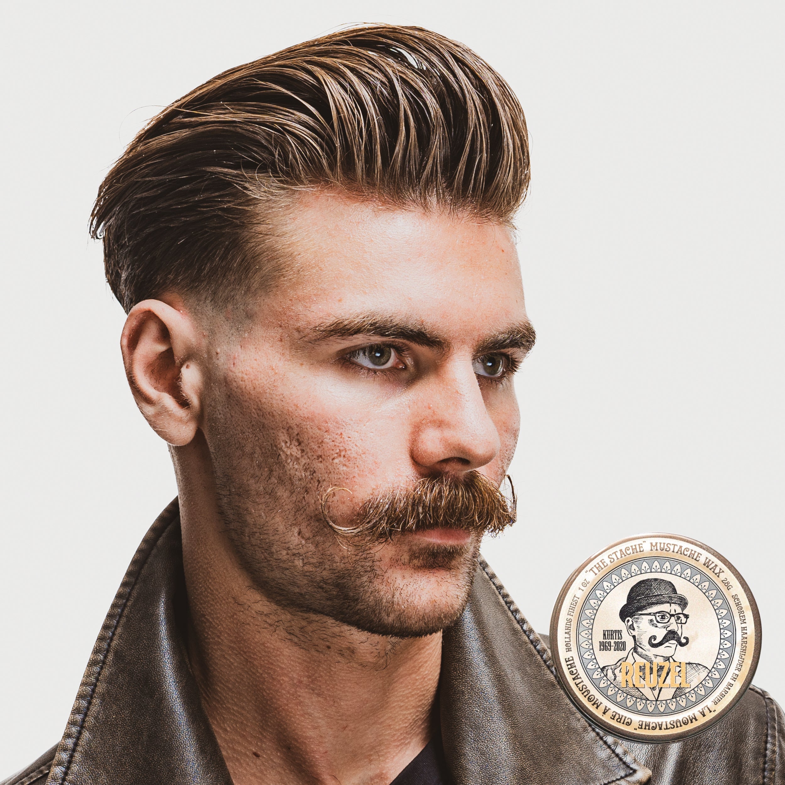 REUZEL THE STACHE Schnurrbart- und Bartwachs 28 g #3