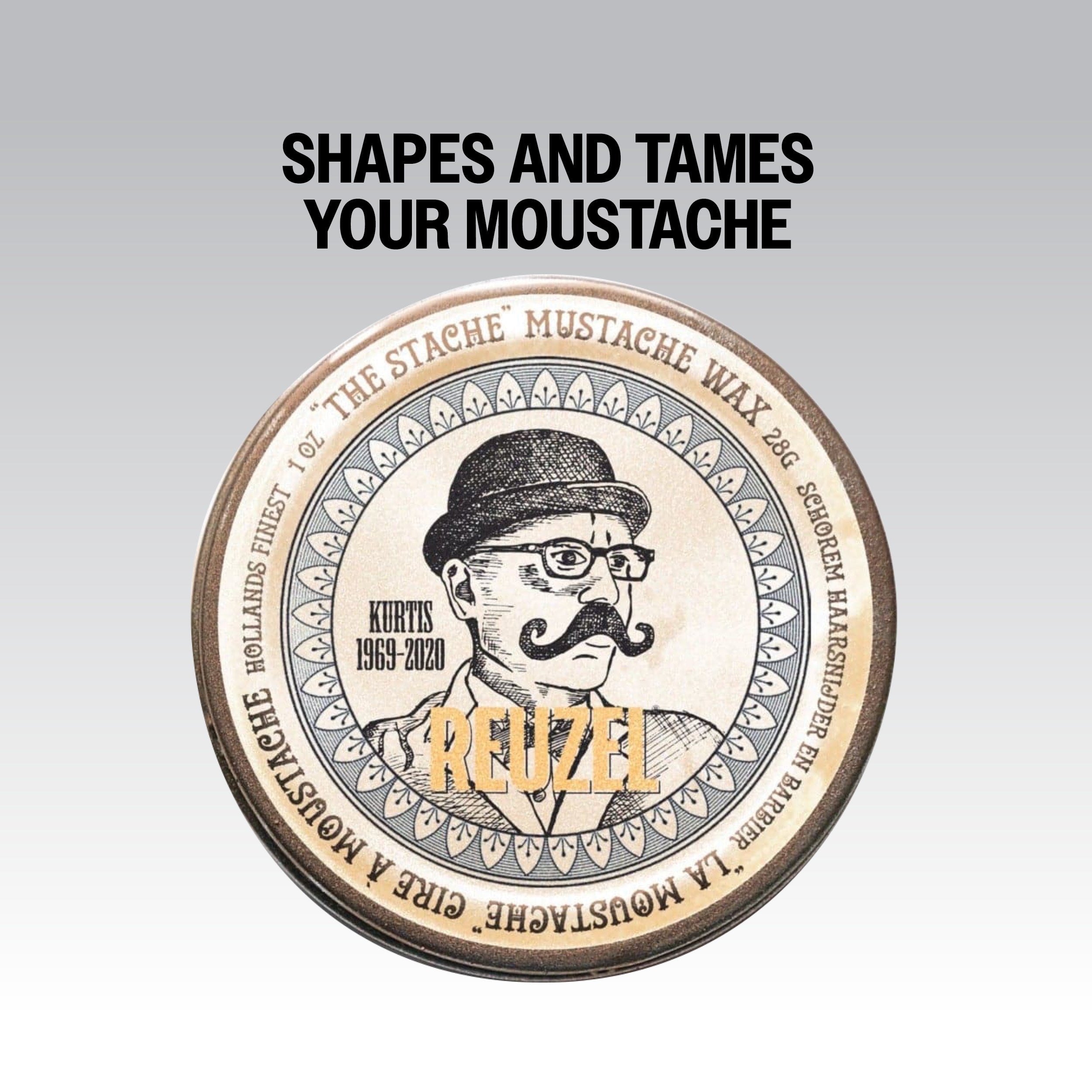 REUZEL THE STACHE Schnurrbart- und Bartwachs 28 g #4