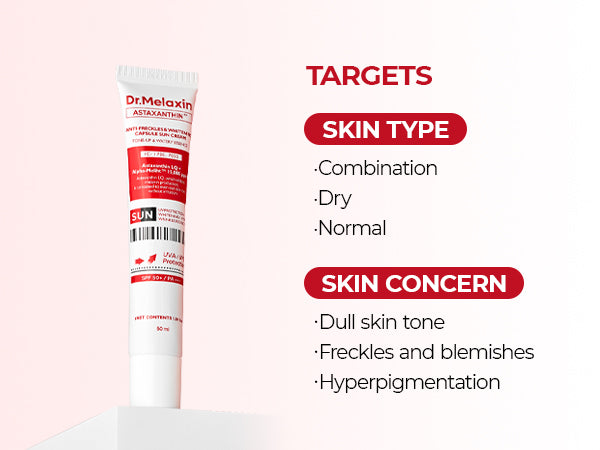 DR.MELAXIN Astaxanthin Anti-Freckles & Whitening Capsule Sunscreen SPF50+ / PA+++ – Tonisierungscreme mit Filter für Verfärbungen 50 ml #8