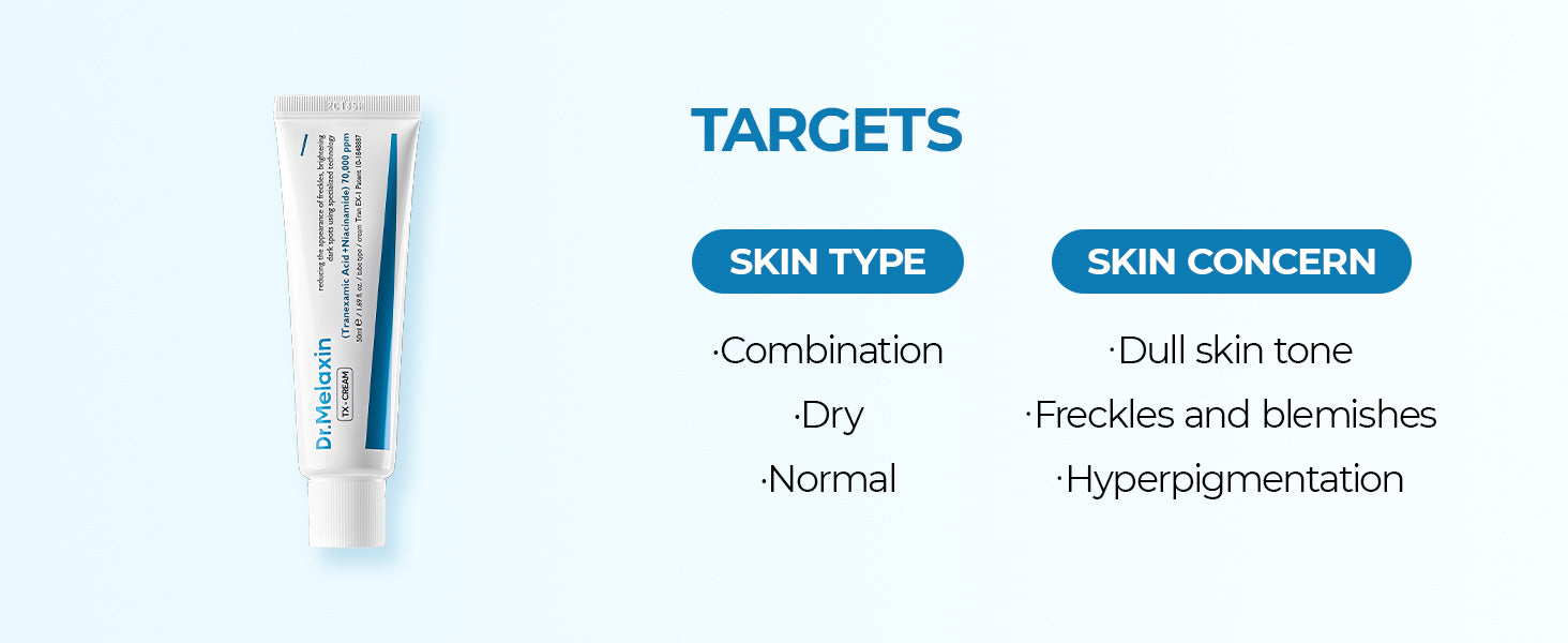 DR.MELAXIN TX-CREAM Crème visage éclaircissante à l'acide tranexamique 50 ml #5