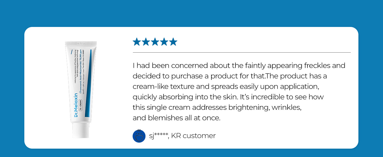 DR.MELAXIN TX-CREAM Crème visage éclaircissante à l'acide tranexamique 50 ml #6