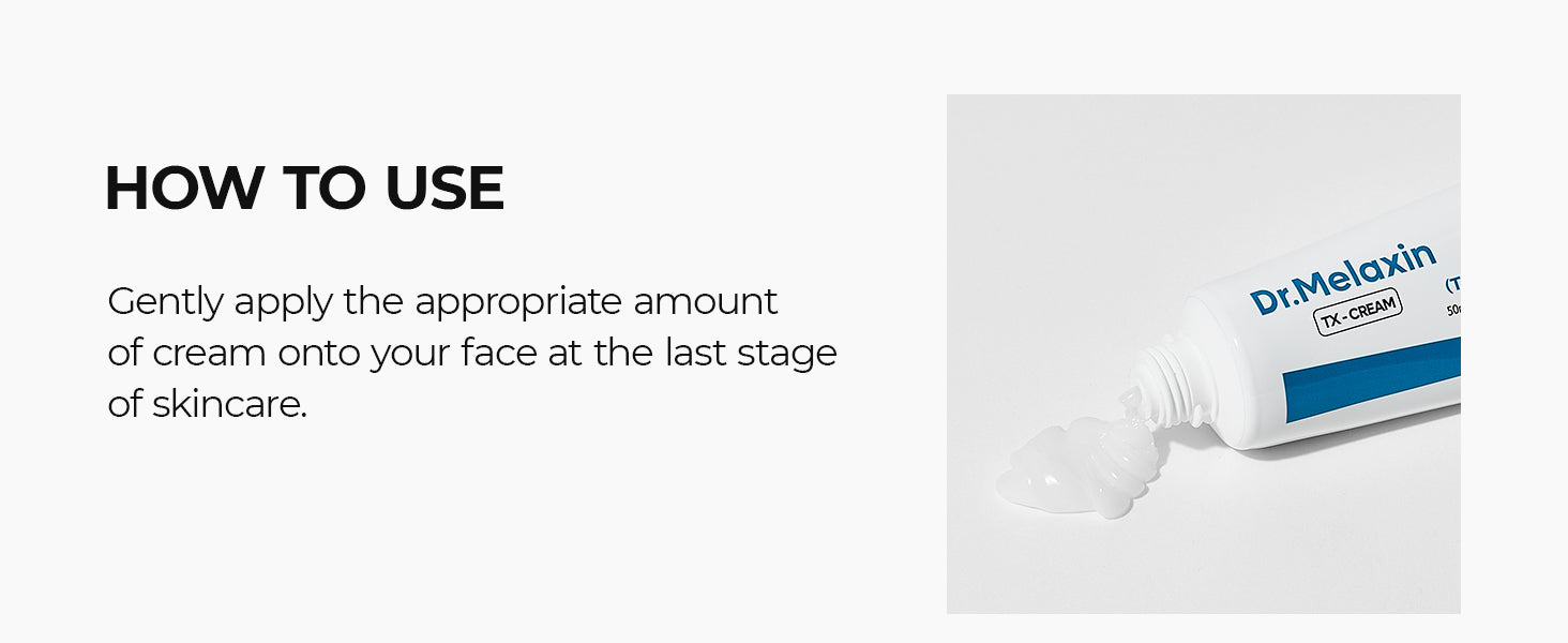 DR.MELAXIN TX-CREAM Crème visage éclaircissante à l'acide tranexamique 50 ml #10