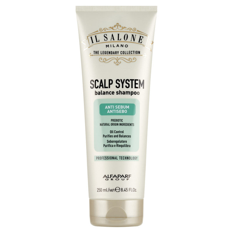 ALFAPARF IL SALONE MILANO SCALP SYSTEM BALANCE Reinigungsshampoo für fettiges Haar 250ml