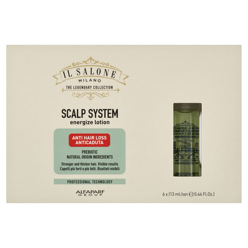 ALFAPARF IL SALONE MILANO SCALP SYSTEM ENERGIZE Ampullen für geschwächtes und übermäßig ausfallendes Haar 6x13ml