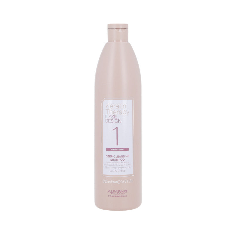ALFAPARF LISSE DESIGN KERATIN THERAPY Tiefenreinigendes Shampoo 500ml