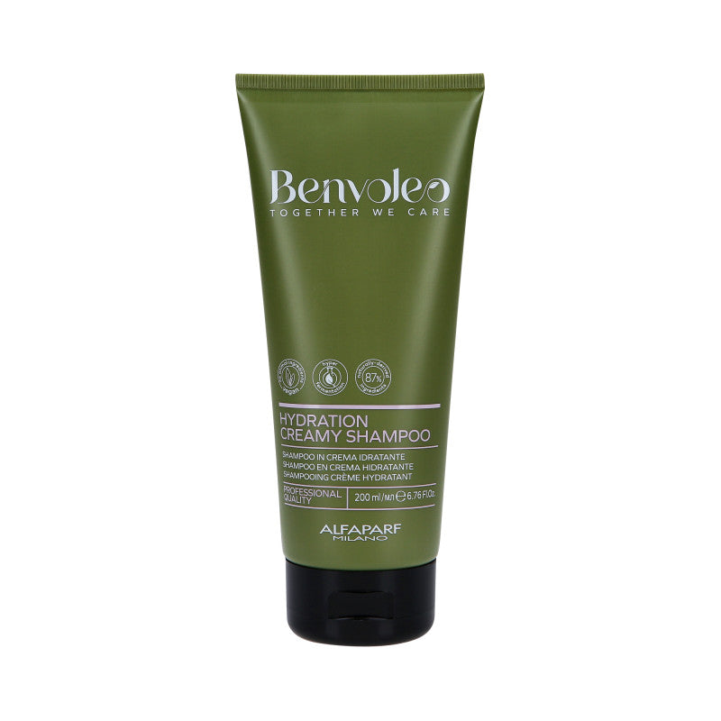 ALFAPARF MILANO BENVOLEO HYDRATION Cremiges, intensiv feuchtigkeitsspendendes Shampoo 200 ml