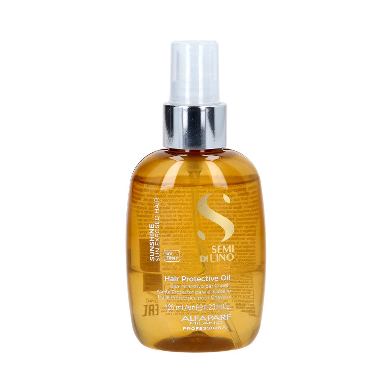 ALFAPARF SEMI DI LINO Zweiphasiges Haarpflegeöl vor und nach dem Sonnenbaden mit UV-Filter 125ml