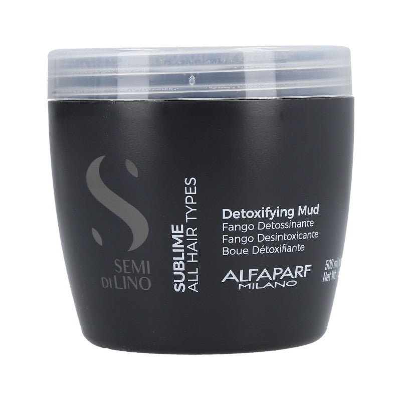 ALFAPARF SEMI DI LINO SUBLIME Entgiftende Schlammmaske für Haare 500ml