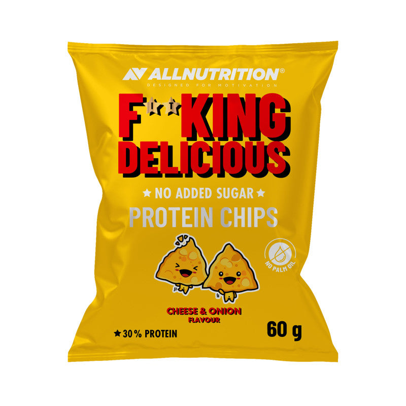 ALLNUTRITION FITKING DELICIOUS PROTEIN Proteinchips – Käse & Zwiebel 60g