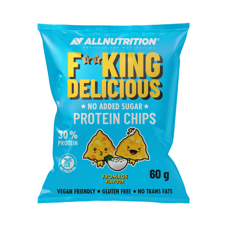 ALLNUTRITION FITKING DELICIOUS PROTEIN Proteinchips – Frischkäse 60g