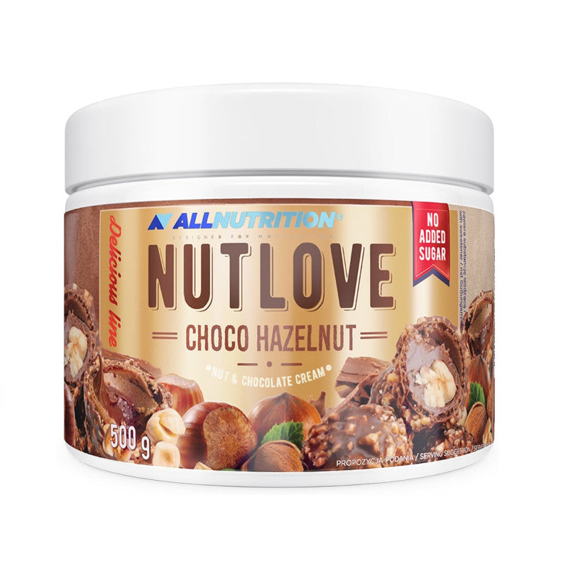 ALLNUTRITION NUTLOVE CHOCO HAZELNUT Chocolate cream with nuts 500 g