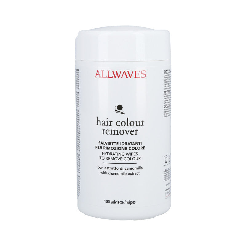 ALLWAVES Feuchtigkeitstücher zur Haarfärbemittel-Fleckenentfernung 100 St.
