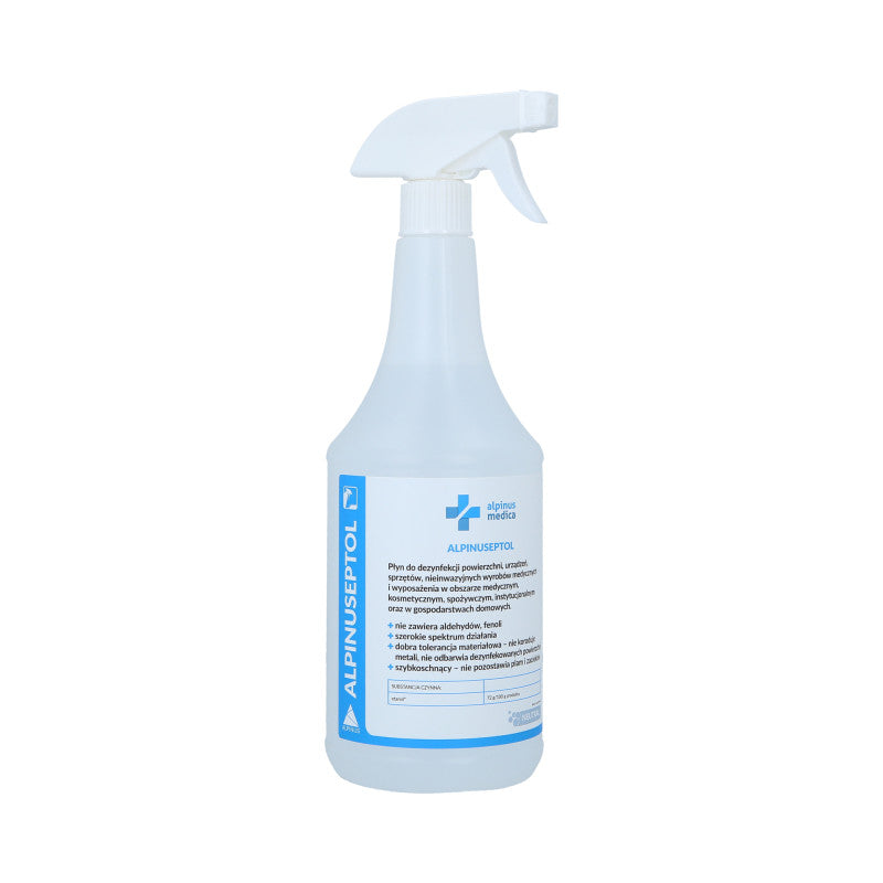 ALPINUS ALPINUSEPTOL NEUTRAL Flüssigkeit zur Desinfektion von Oberflächen und Geräten von Schönheits- und Arztpraxen 1000ml