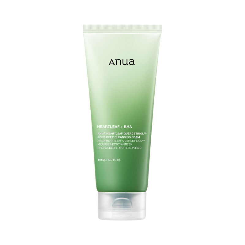 ANUA HEARTLEAF QUERCETINOL Oczyszczająca pianka do mycia dla skóry tłustej i mieszanej 150 ml