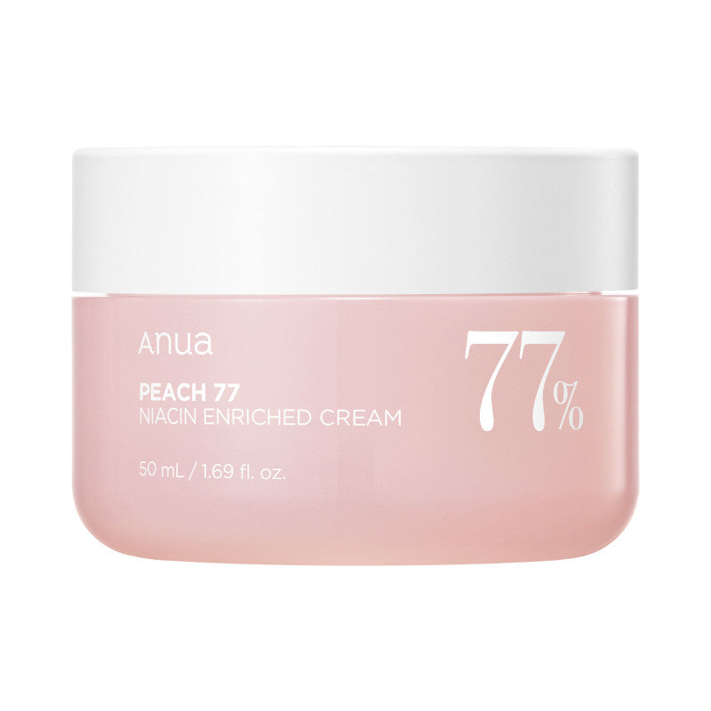 ANUA PEACH NIACIN 77% Pflegende Gesichtscreme mit Niacinamid und Pfirsichextrakt 50 ml