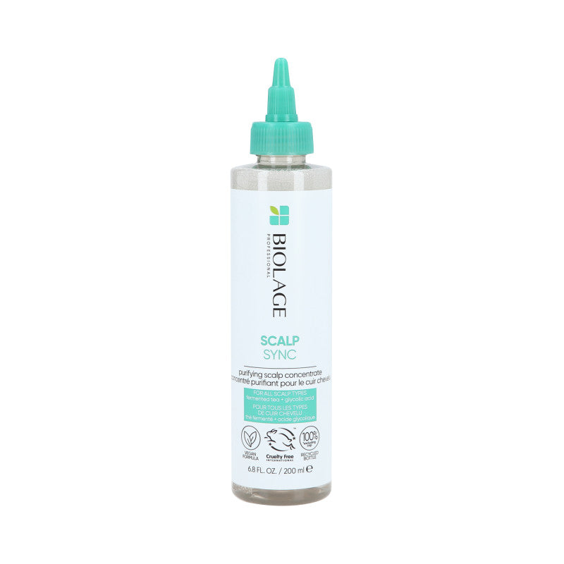 BIOLAGE SCALPSYNC reinigende Kopfhautbehandlung mit Glykolsäure, 200 ml