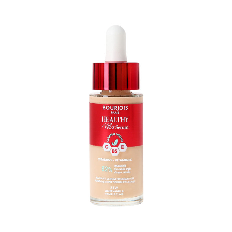 BOURJOIS HEALTHY MIX SERUM Podkład - serum z witaminami 51 Light Vanilla 30 ml