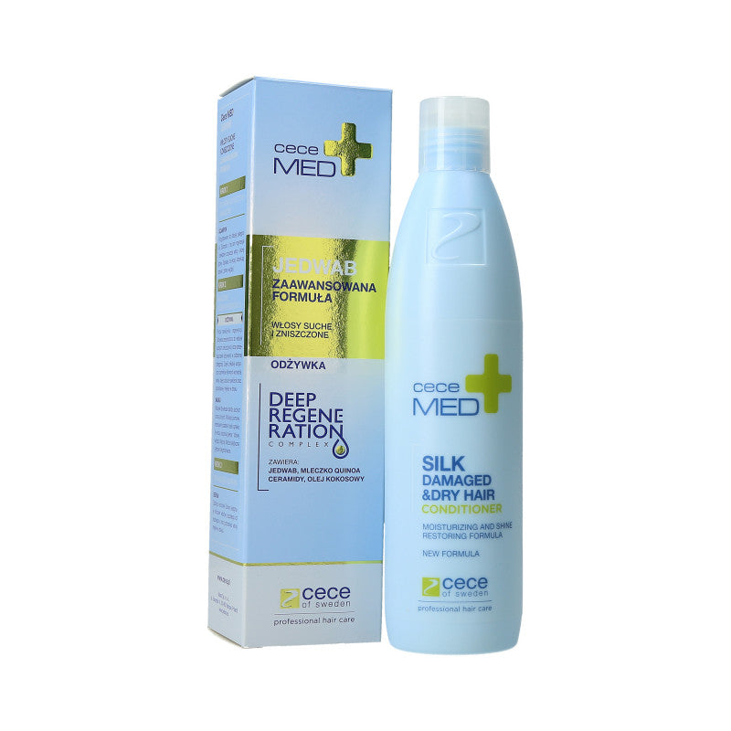 CECE MED SILK Odżywka z jedwabiem do włosów suchych 300ml