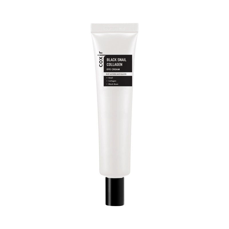 COXIR BLACK SNAIL COLLAGEN LINE Anti-Falten-Augencreme mit Schneckenschleim und Kollagen 30ml
