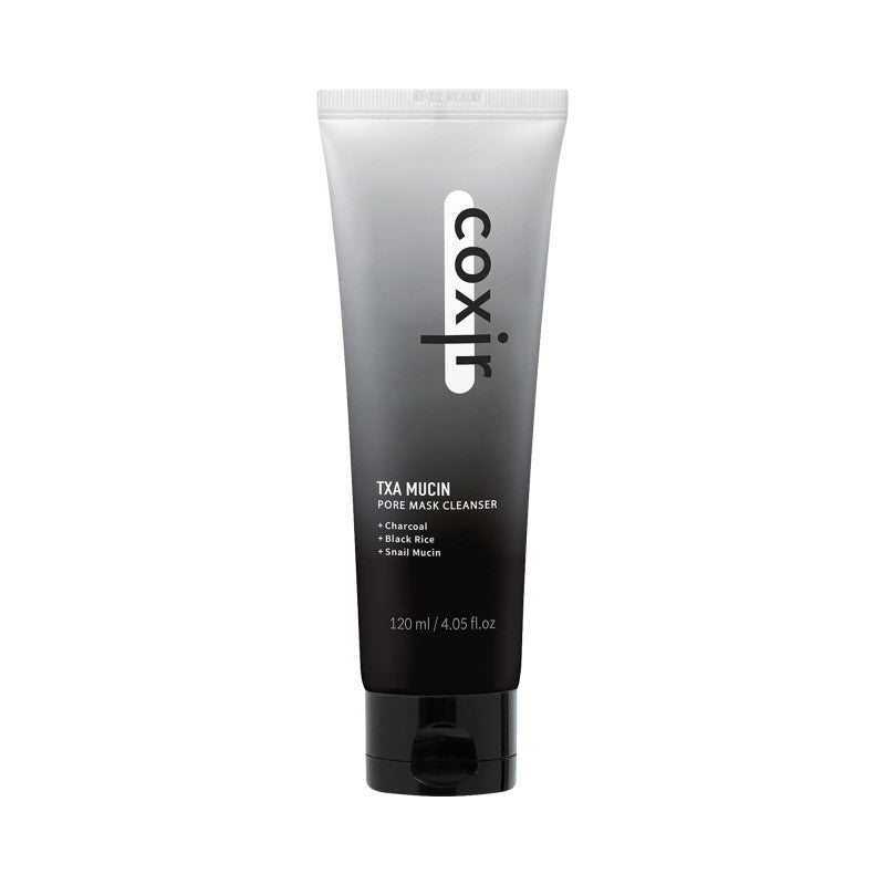 COXIR TXA MUCIN PORE LINE Reinigungsmaske und Gesichtsschaum mit TXA und Schneckenschleim 120ml