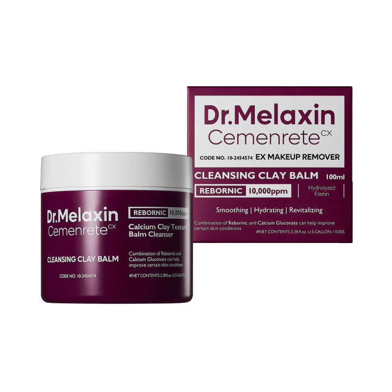 DR.MELAXIN CEMENRETE LINE Reinigungsbalsam aus Tonerde zum Abschminken und zur Hautpflege 100ml