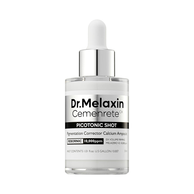 DR.MELAXIN CEMENRETE PICOTONIC SHOT PIGMENTATION CORRECTOR CALCIUM AMPOULE Skoncentrowane serum na przebarwienia 30 ml